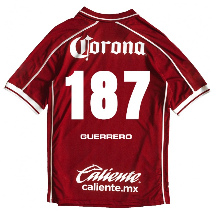 Danxen Damen Dominic Guerrero #187 Weiß Rot Heimtrikot Trikot 2026/27 T-Shirt