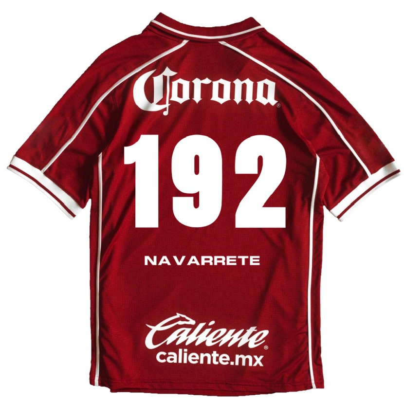 Danxen Damen Luis Navarrete #192 Weiß Rot Heimtrikot Trikot 2026/27 T-Shirt