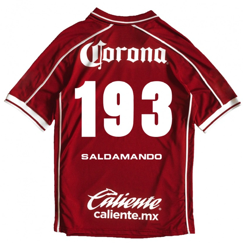 Danxen Damen José Saldamando #193 Weiß Rot Heimtrikot Trikot 2026/27 T-Shirt