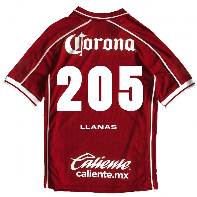 Danxen Damen Emmanuel Llanas #205 Weiß Rot Heimtrikot Trikot 2026/27 T-Shirt