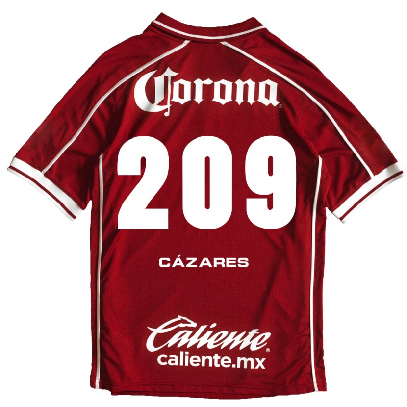 Danxen Damen Dimas Cázares #209 Weiß Rot Heimtrikot Trikot 2026/27 T-Shirt