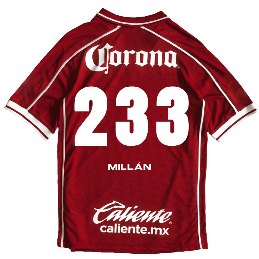 Danxen Damen Dariel Millán #233 Weiß Rot Heimtrikot Trikot 2026/27 T-Shirt