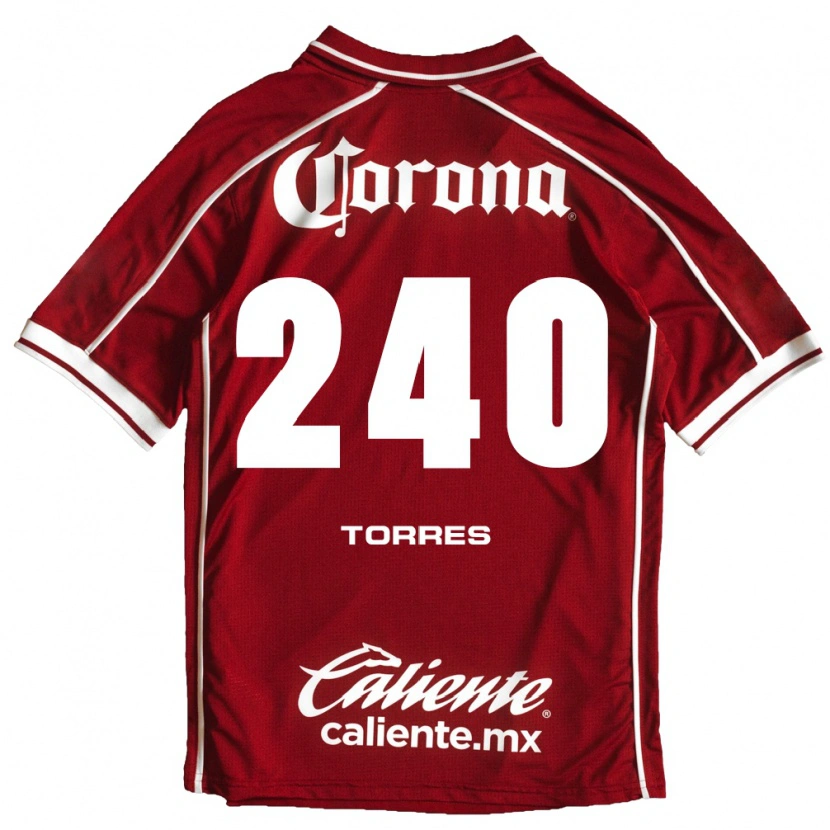 Danxen Damen Santiago Torres #240 Weiß Rot Heimtrikot Trikot 2026/27 T-Shirt