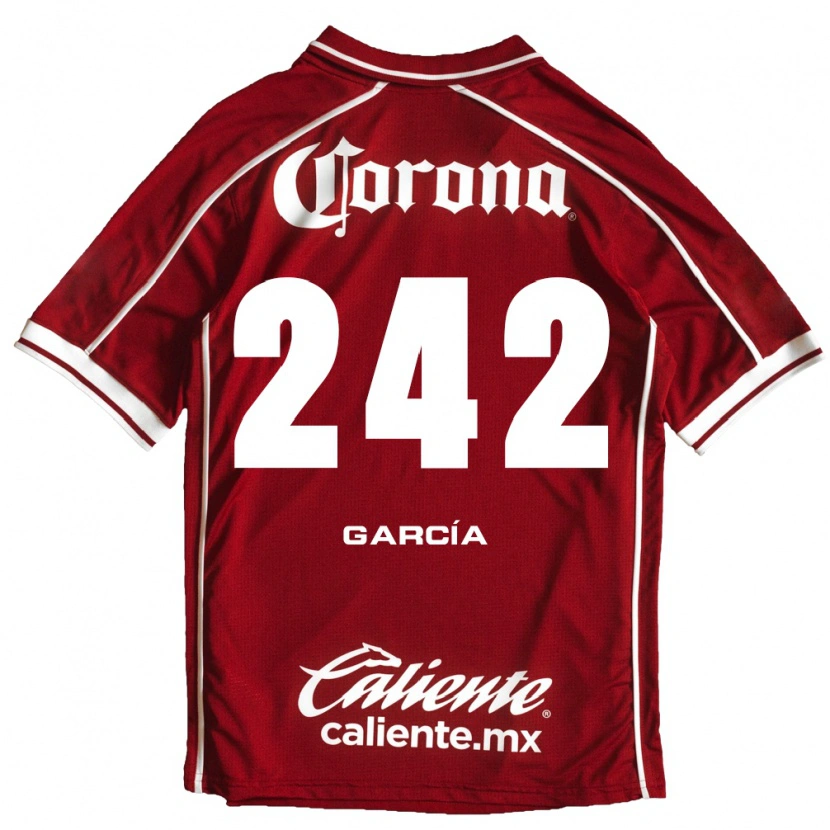 Danxen Damen Alejandro García #242 Weiß Rot Heimtrikot Trikot 2026/27 T-Shirt