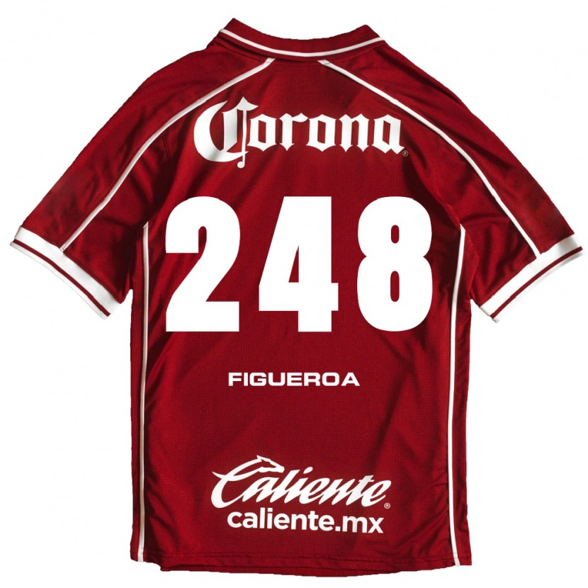 Danxen Damen Jared Figueroa #248 Weiß Rot Heimtrikot Trikot 2026/27 T-Shirt