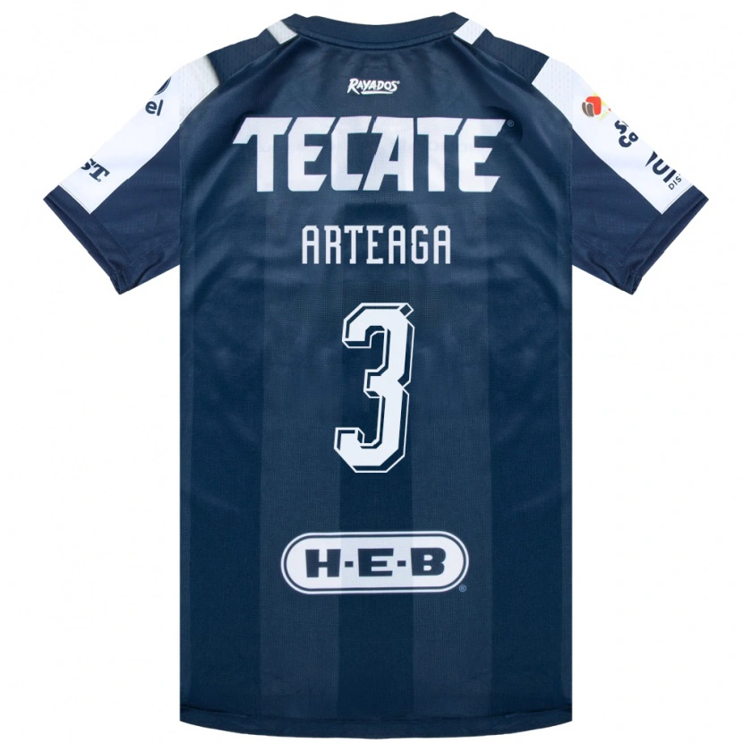 Danxen Damen Gerardo Arteaga #3 Tintenblau Weiß Rot Heimtrikot Trikot 2026/27 T-Shirt