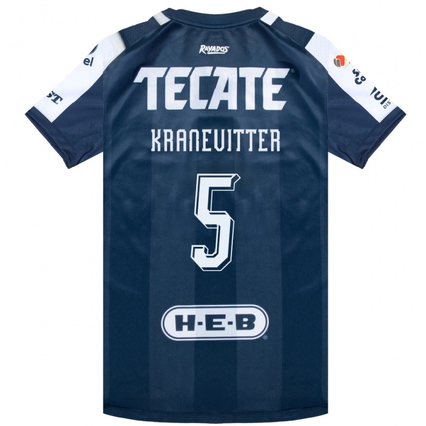Danxen Damen Matias Kranevitter #5 Tintenblau Weiß Rot Heimtrikot Trikot 2026/27 T-Shirt