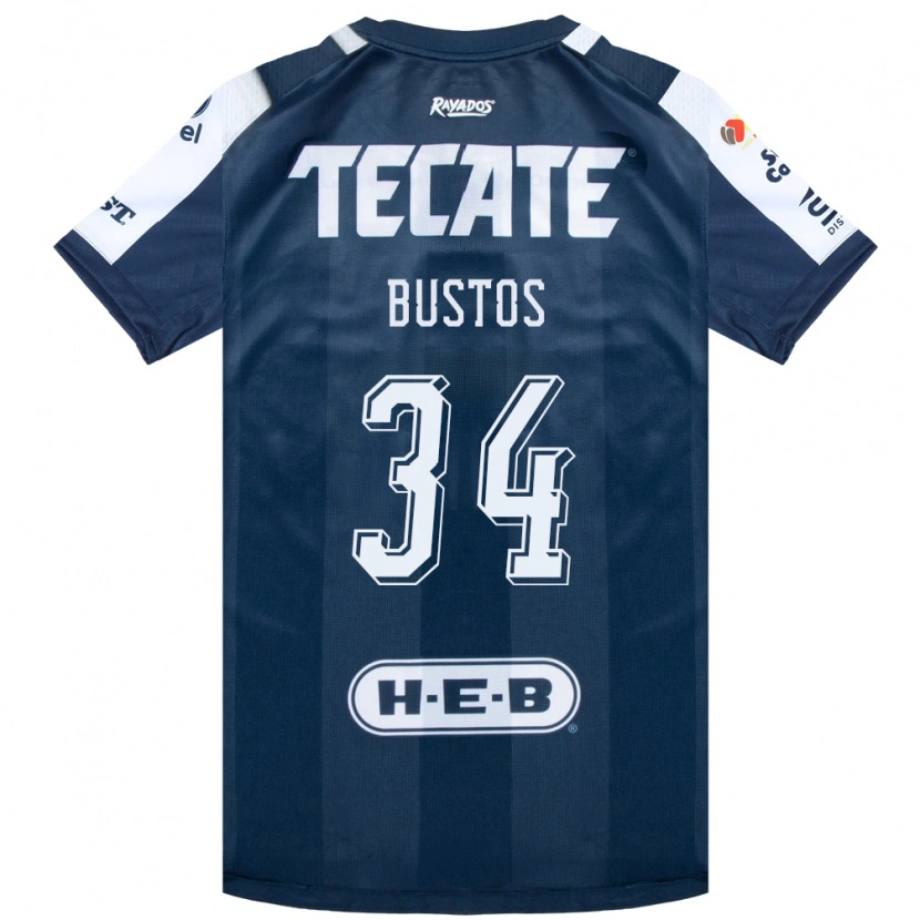 Danxen Damen César Bustos #34 Tintenblau Weiß Rot Heimtrikot Trikot 2026/27 T-Shirt