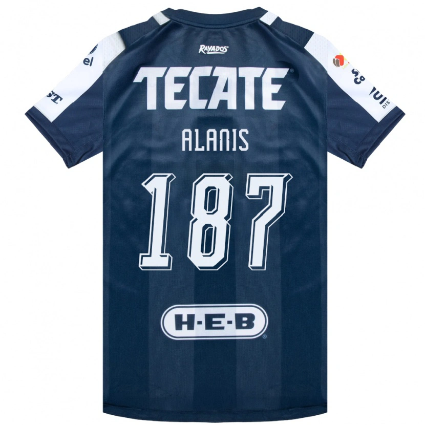 Danxen Damen Brian Alanís #187 Tintenblau Weiß Rot Heimtrikot Trikot 2026/27 T-Shirt