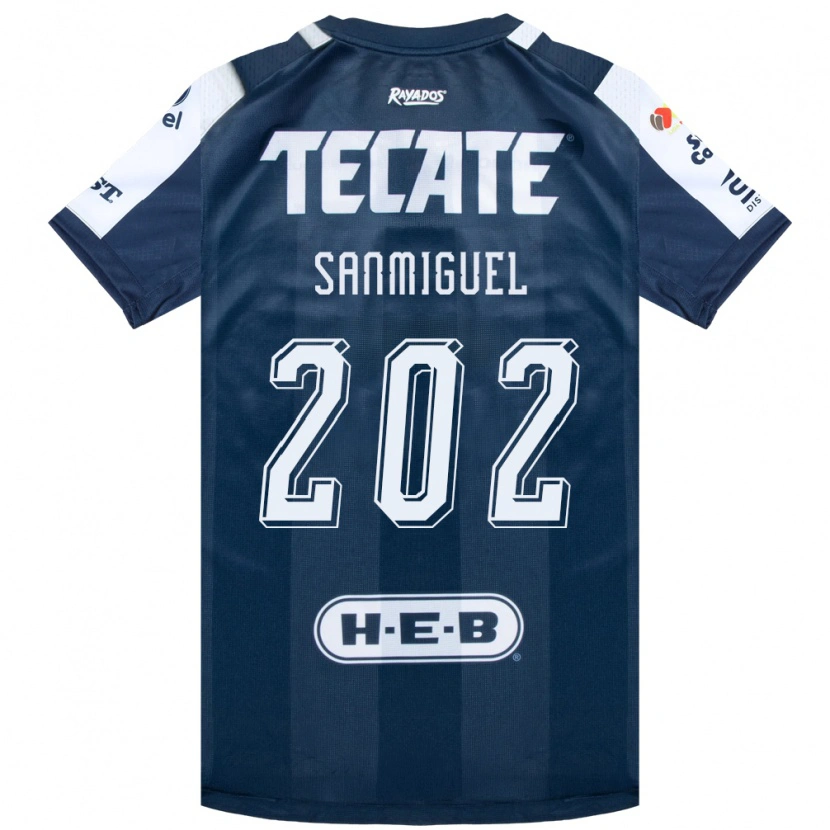 Danxen Damen Carlos Sanmiguel #202 Tintenblau Weiß Rot Heimtrikot Trikot 2026/27 T-Shirt
