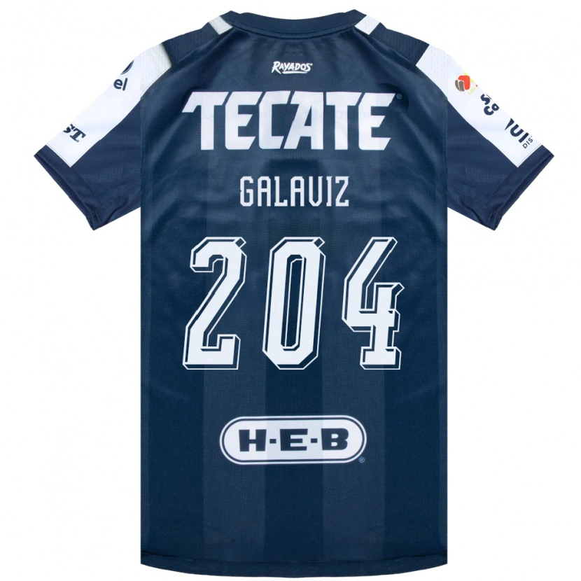 Danxen Damen Oswaldo Galaviz #204 Tintenblau Weiß Rot Heimtrikot Trikot 2026/27 T-Shirt