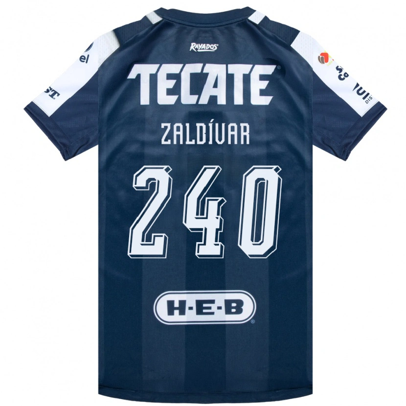 Danxen Damen Milton Zaldívar #240 Tintenblau Weiß Rot Heimtrikot Trikot 2026/27 T-Shirt
