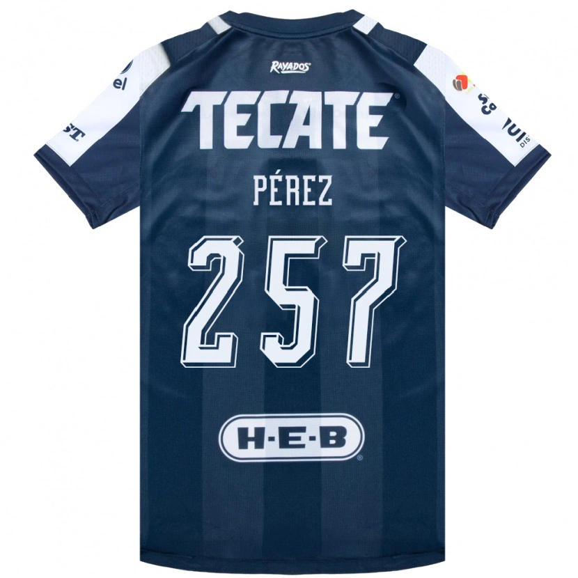 Danxen Damen Anthony Pérez #257 Tintenblau Weiß Rot Heimtrikot Trikot 2026/27 T-Shirt