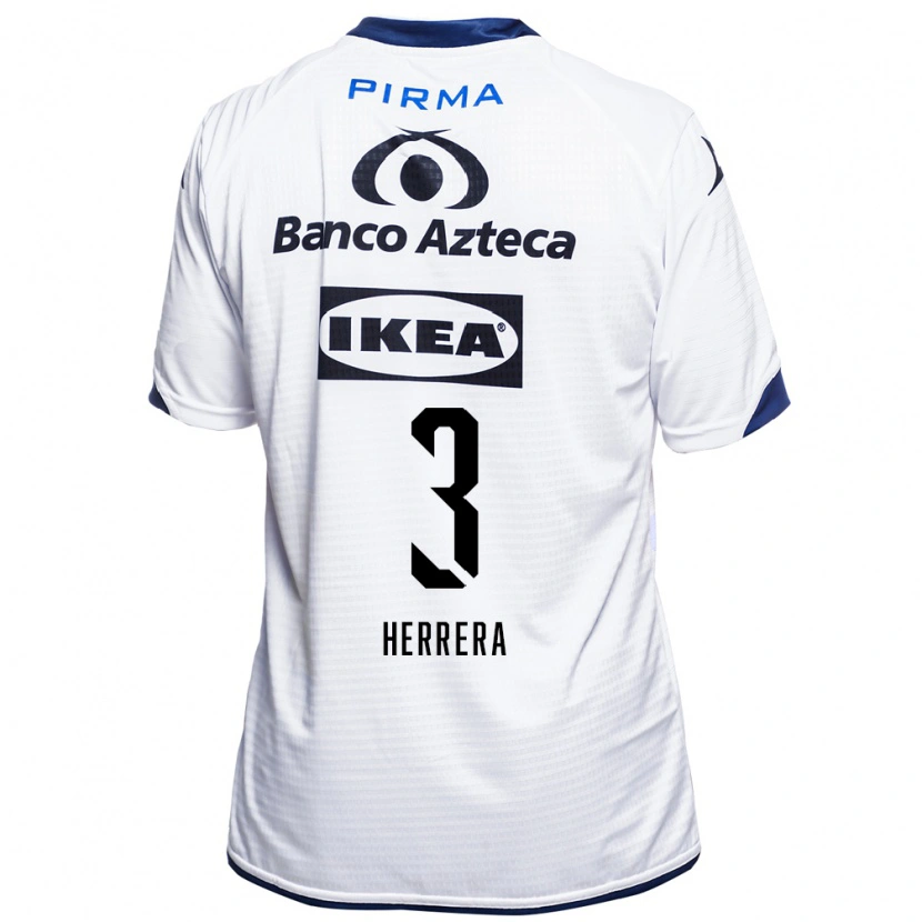 Danxen Damen Alberto Herrera #3 Weiß Schwarz Blau Heimtrikot Trikot 2026/27 T-Shirt