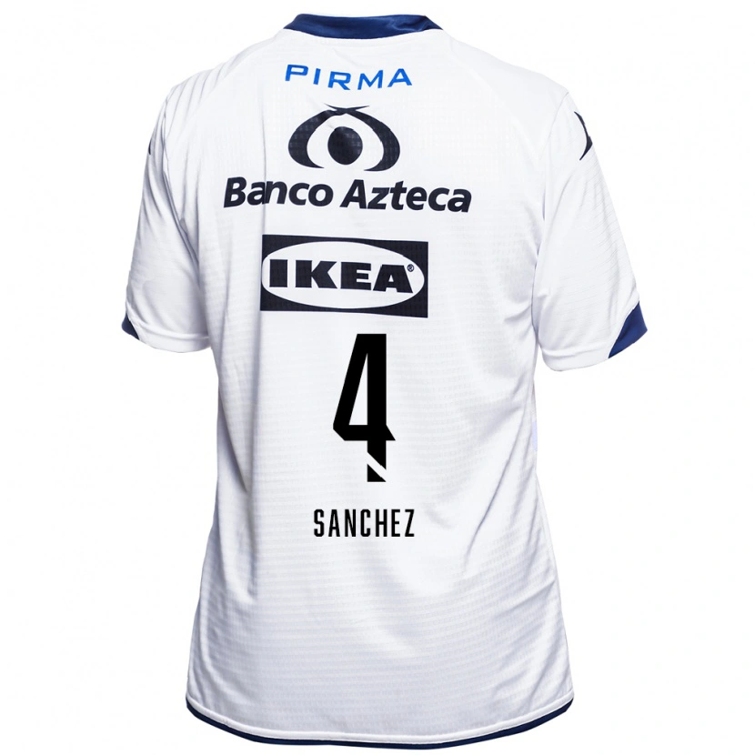 Danxen Damen Liliana Sánchez #4 Weiß Schwarz Blau Heimtrikot Trikot 2026/27 T-Shirt