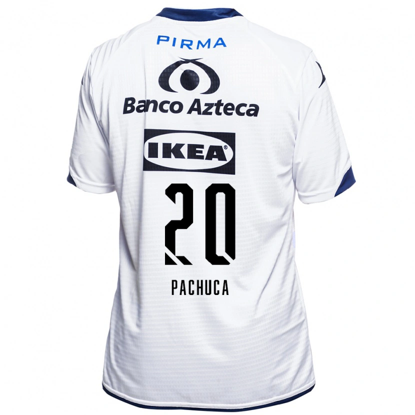 Danxen Damen José Pachuca #20 Weiß Schwarz Blau Heimtrikot Trikot 2026/27 T-Shirt