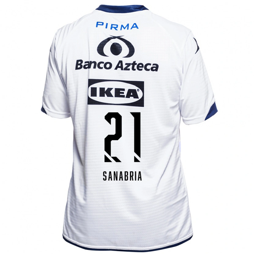 Danxen Damen Sergio Sanabria #21 Weiß Schwarz Blau Heimtrikot Trikot 2026/27 T-Shirt