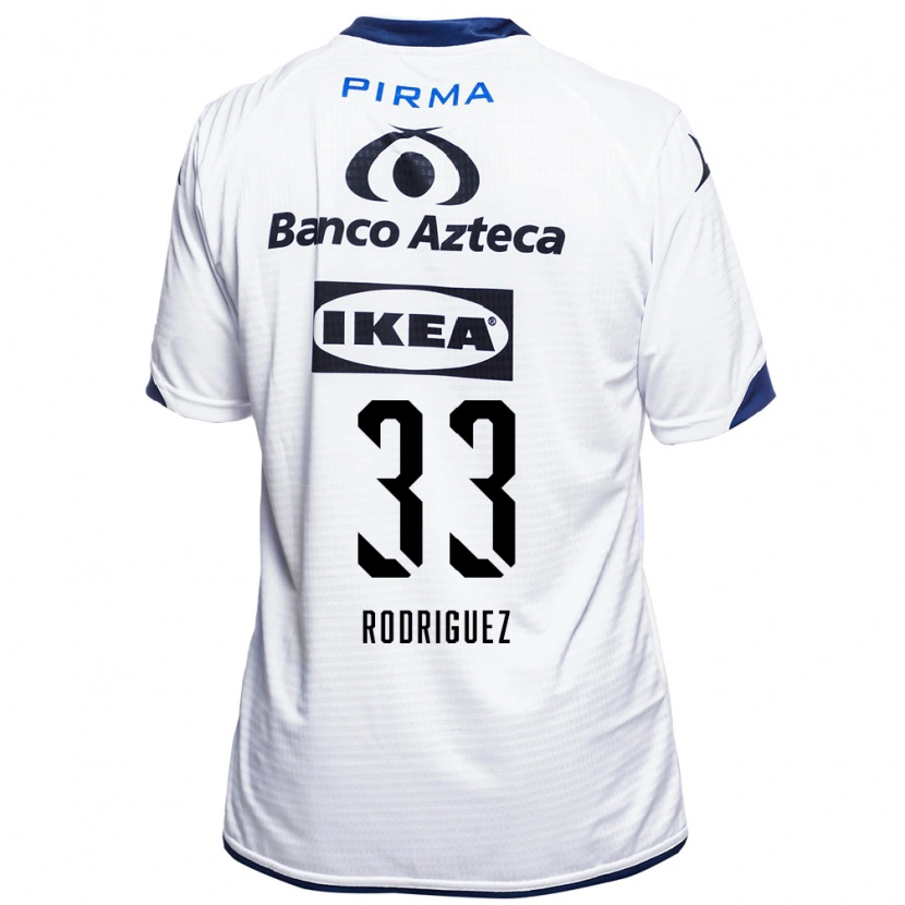 Danxen Damen Jesús Rodríguez #33 Weiß Schwarz Blau Heimtrikot Trikot 2026/27 T-Shirt