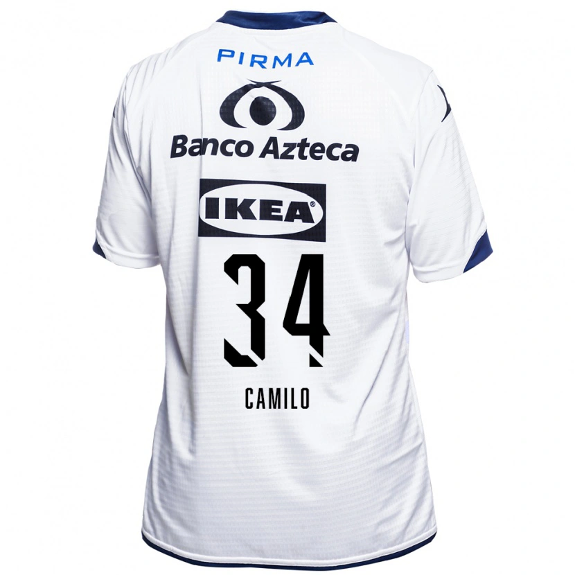 Danxen Damen Lucas Camilo #34 Weiß Schwarz Blau Heimtrikot Trikot 2026/27 T-Shirt