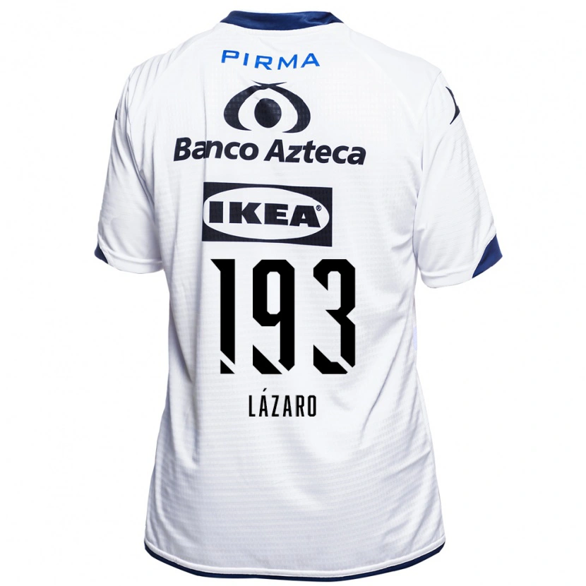 Danxen Damen Juan Lázaro #193 Weiß Schwarz Blau Heimtrikot Trikot 2026/27 T-Shirt