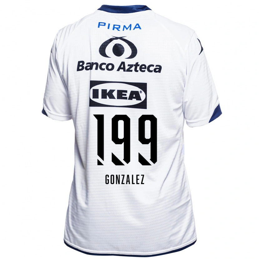 Danxen Damen Samuel González #199 Weiß Schwarz Blau Heimtrikot Trikot 2026/27 T-Shirt