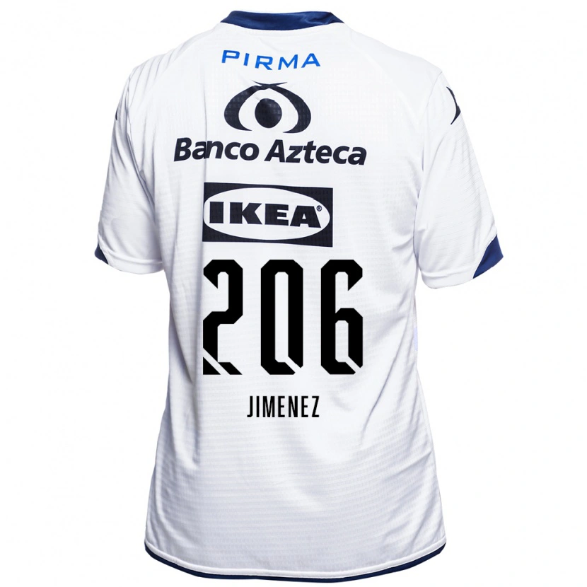 Danxen Damen Leonardo Jiménez #206 Weiß Schwarz Blau Heimtrikot Trikot 2026/27 T-Shirt