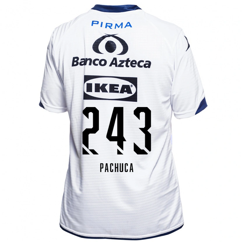 Danxen Damen Erick Pachuca #243 Weiß Schwarz Blau Heimtrikot Trikot 2026/27 T-Shirt