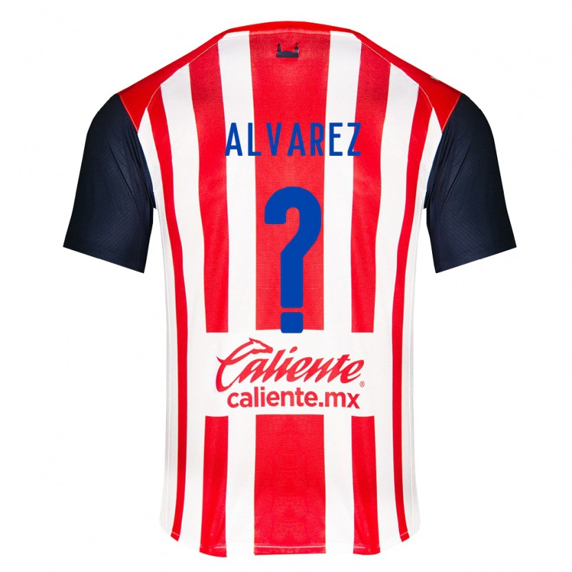 Danxen Damen Sergio Álvarez #0 Rot Schwarz Weiß Heimtrikot Trikot 2026/27 T-Shirt
