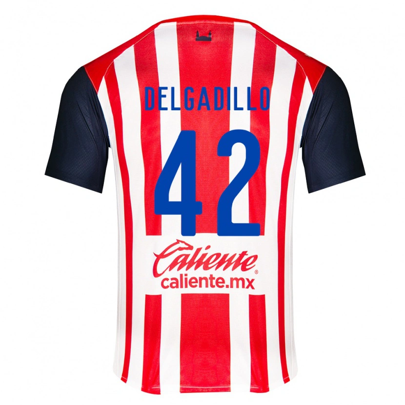 Danxen Damen Diego Delgadillo #42 Rot Schwarz Weiß Heimtrikot Trikot 2026/27 T-Shirt