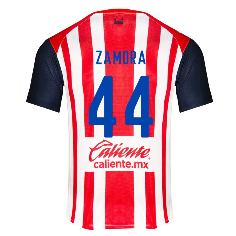 Danxen Damen Saúl Zamora #44 Rot Schwarz Weiß Heimtrikot Trikot 2026/27 T-Shirt