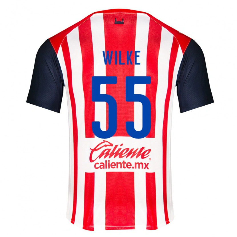 Danxen Damen Teun Wilke #55 Rot Schwarz Weiß Heimtrikot Trikot 2026/27 T-Shirt