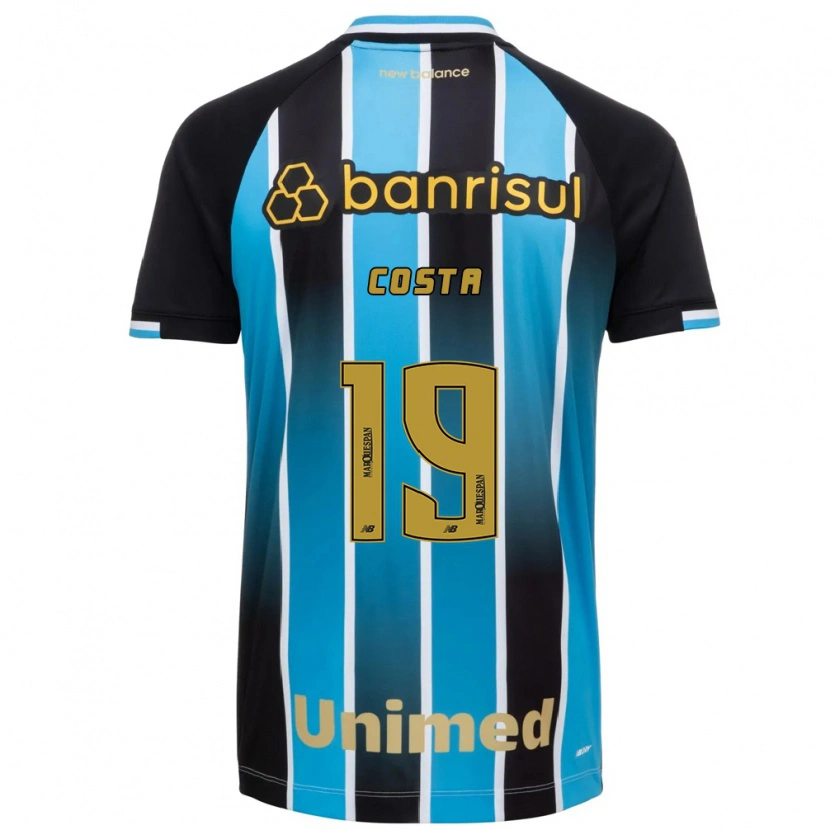 Danxen Damen Diego Costa #19 Blau Braun Schwarz Heimtrikot Trikot 2026/27 T-Shirt