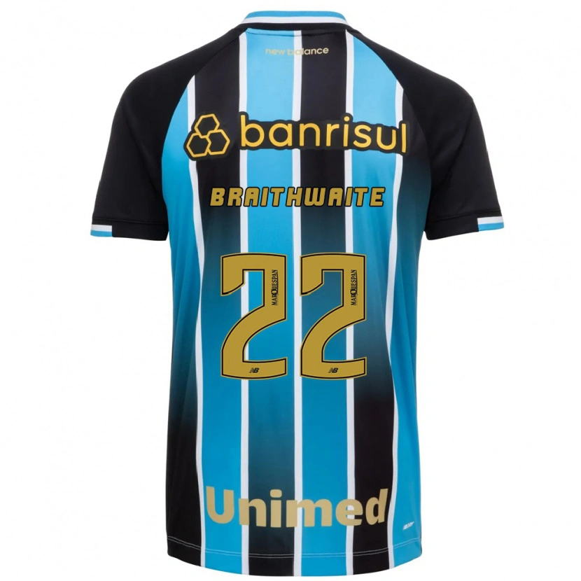 Danxen Damen Martin Braithwaite #22 Blau Braun Schwarz Heimtrikot Trikot 2026/27 T-Shirt