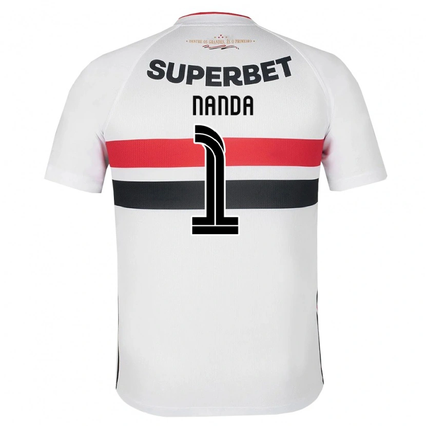 Danxen Damen Nanda #1 Weiß Rot Schwarz Heimtrikot Trikot 2026/27 T-Shirt