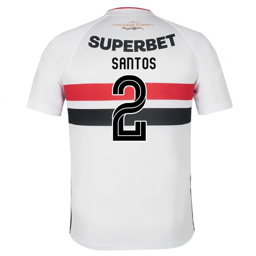 Danxen Damen Ruann Santos #2 Weiß Rot Schwarz Heimtrikot Trikot 2026/27 T-Shirt