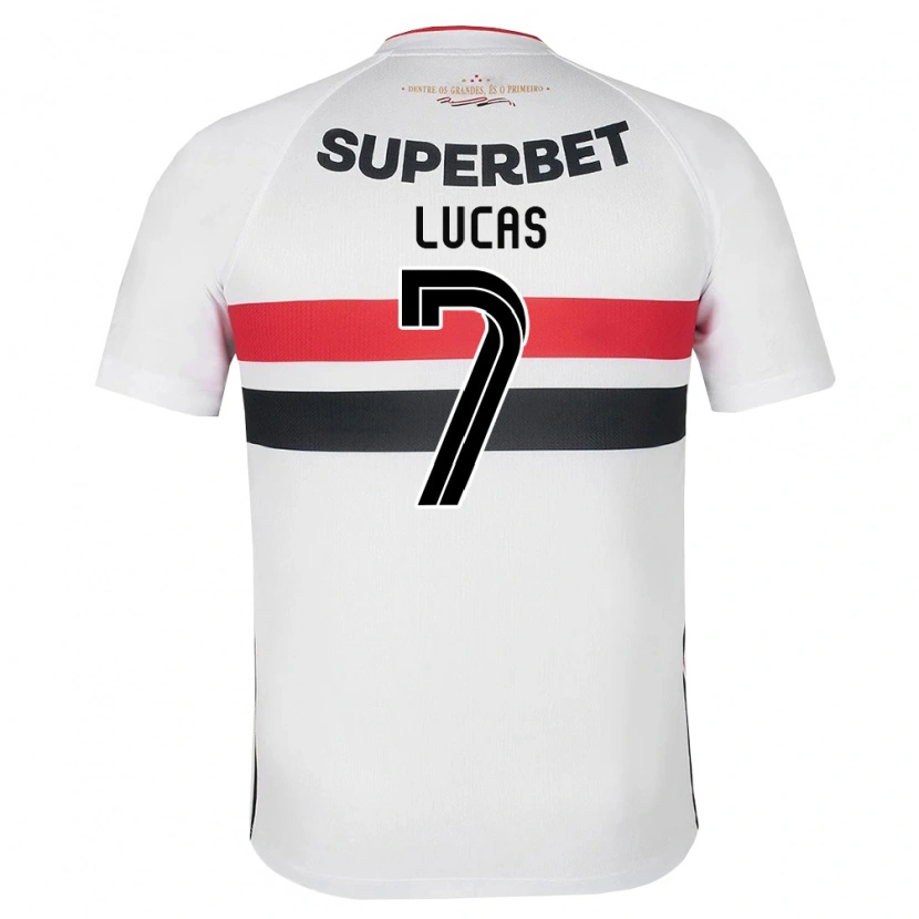 Danxen Damen Lucas Moura #7 Weiß Rot Schwarz Heimtrikot Trikot 2026/27 T-Shirt