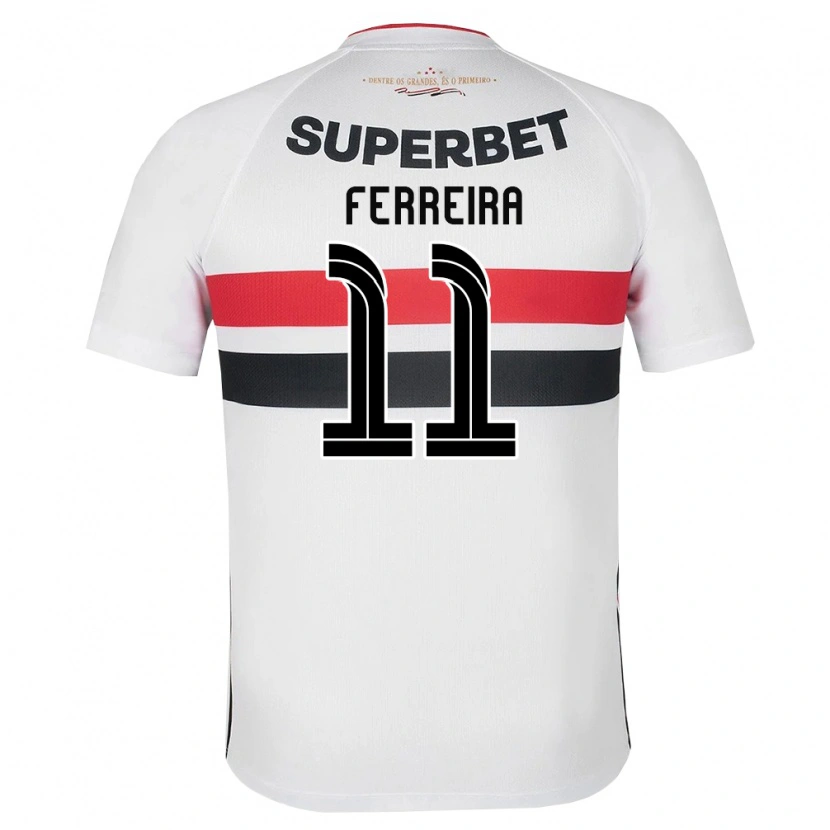 Danxen Damen Aldemir Dos Santos Ferreira #11 Weiß Rot Schwarz Heimtrikot Trikot 2026/27 T-Shirt