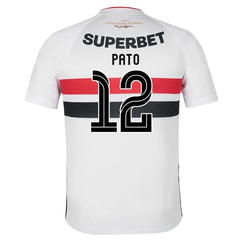 Danxen Damen Alexandre Pato #12 Weiß Rot Schwarz Heimtrikot Trikot 2026/27 T-Shirt