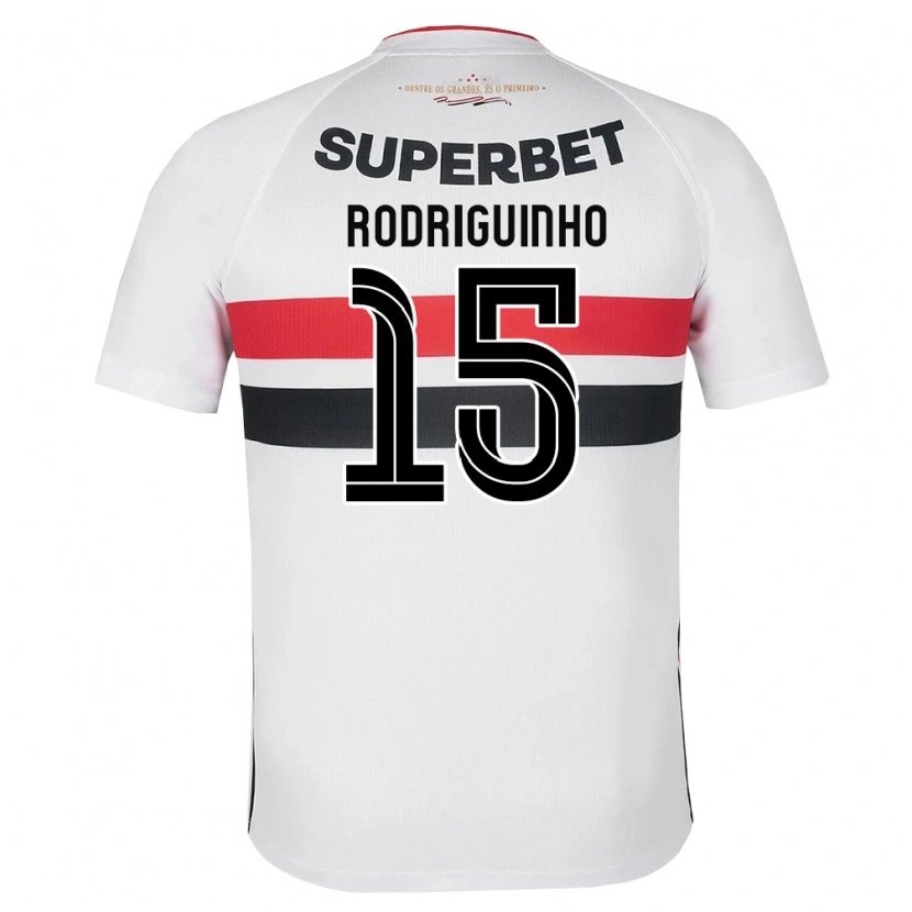 Danxen Damen Rodriguinho #15 Weiß Rot Schwarz Heimtrikot Trikot 2026/27 T-Shirt