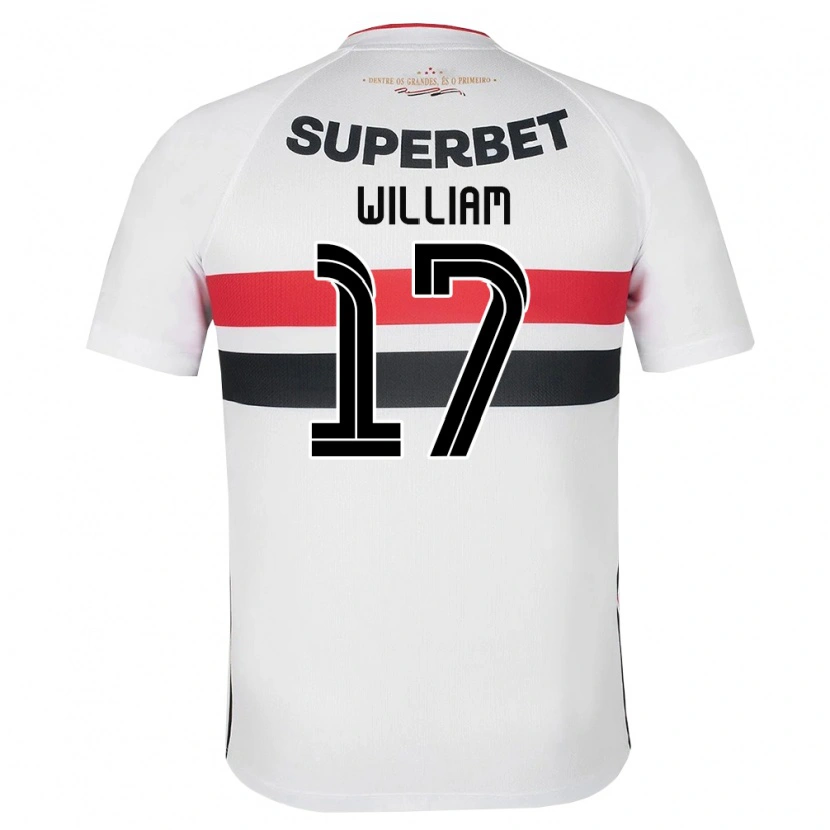 Danxen Damen William #17 Weiß Rot Schwarz Heimtrikot Trikot 2026/27 T-Shirt