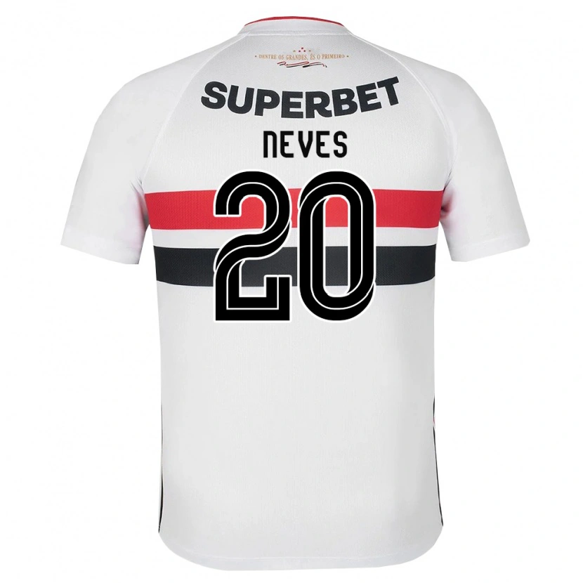 Danxen Damen Gabriel Neves #20 Weiß Rot Schwarz Heimtrikot Trikot 2026/27 T-Shirt