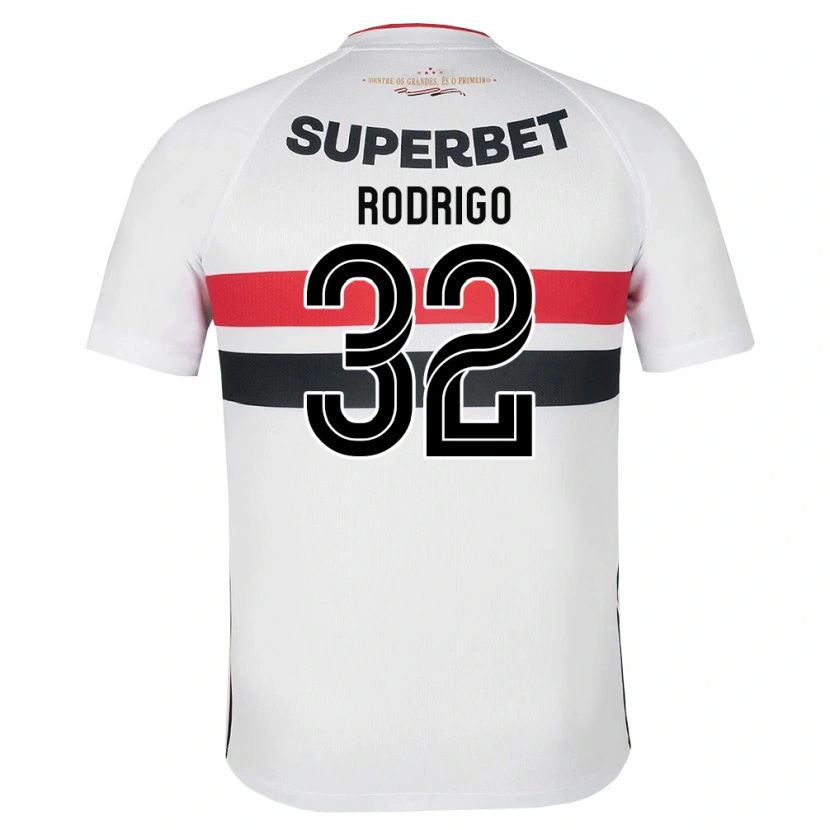 Danxen Damen Rodrigo #32 Weiß Rot Schwarz Heimtrikot Trikot 2026/27 T-Shirt
