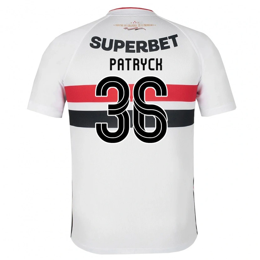 Danxen Damen Patryck #36 Weiß Rot Schwarz Heimtrikot Trikot 2026/27 T-Shirt