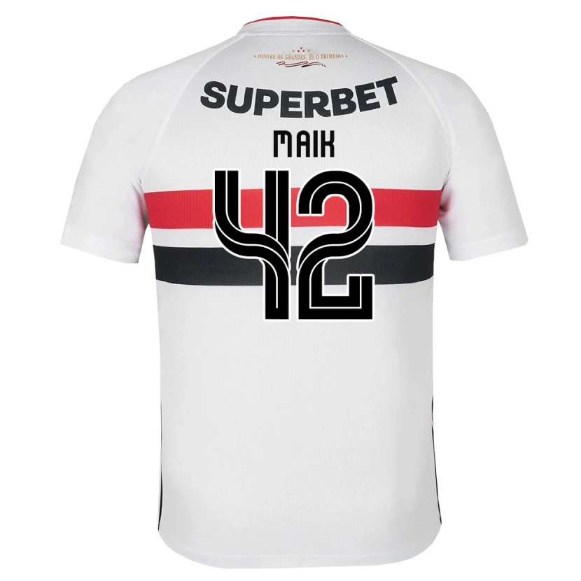 Danxen Damen Maik Gomes Viegas #42 Weiß Rot Schwarz Heimtrikot Trikot 2026/27 T-Shirt