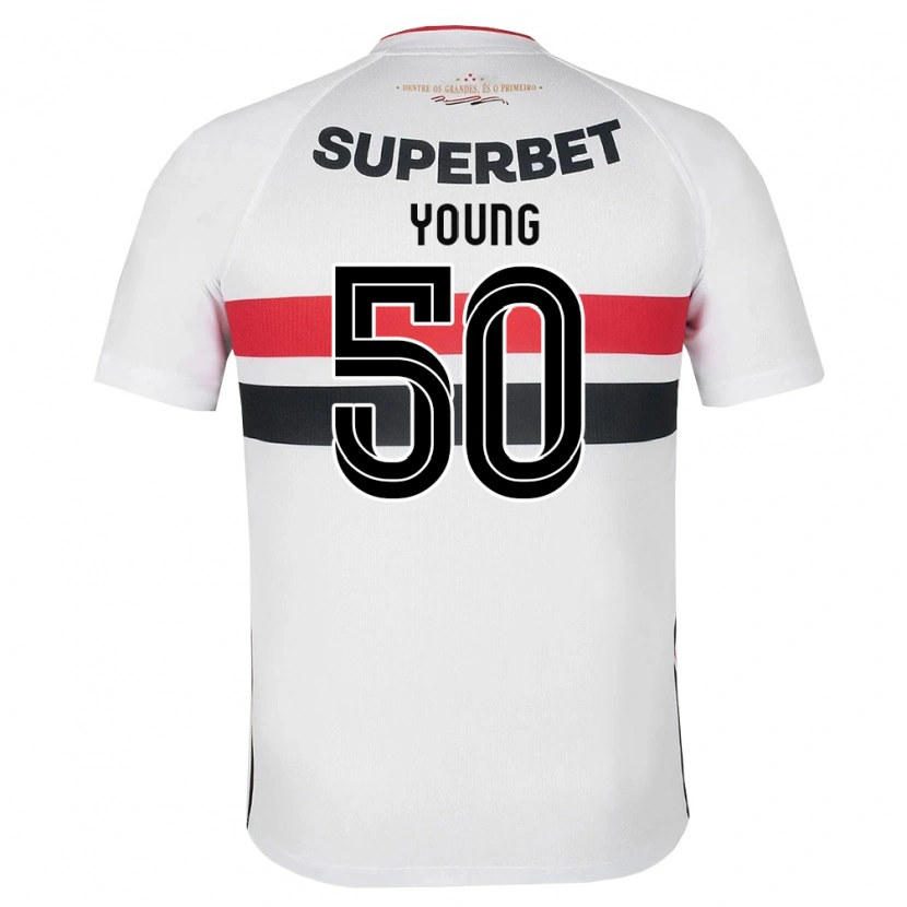 Danxen Damen Young Navarro Moraes #50 Weiß Rot Schwarz Heimtrikot Trikot 2026/27 T-Shirt