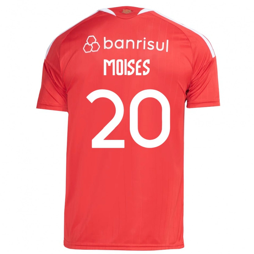 Danxen Damen Moises #20 Rot Weiß Heimtrikot Trikot 2026/27 T-Shirt