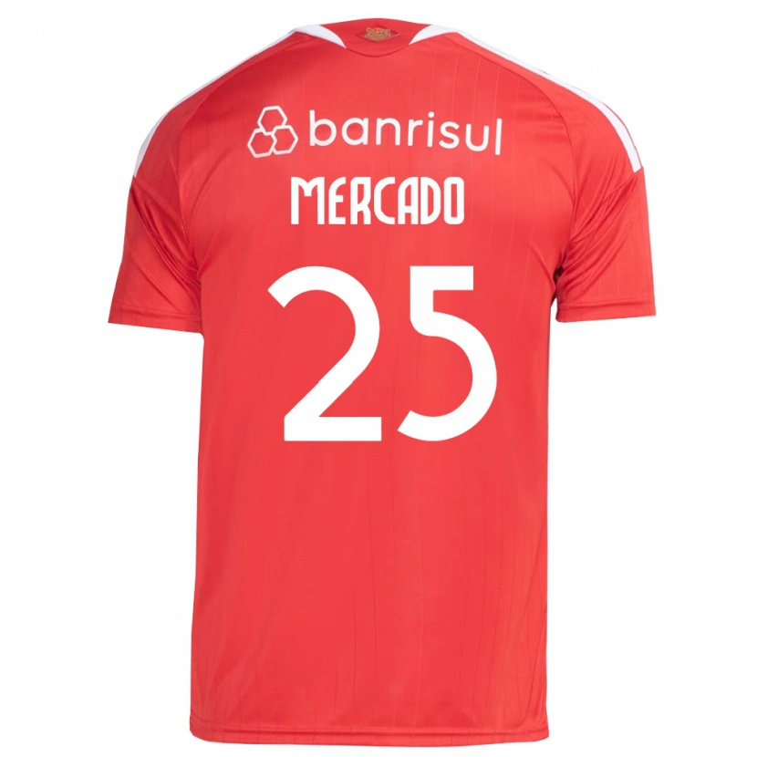 Danxen Damen Gabriel Mercado #25 Rot Weiß Heimtrikot Trikot 2026/27 T-Shirt