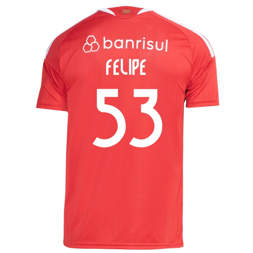 Danxen Damen Luiz Felipe #53 Rot Weiß Heimtrikot Trikot 2026/27 T-Shirt