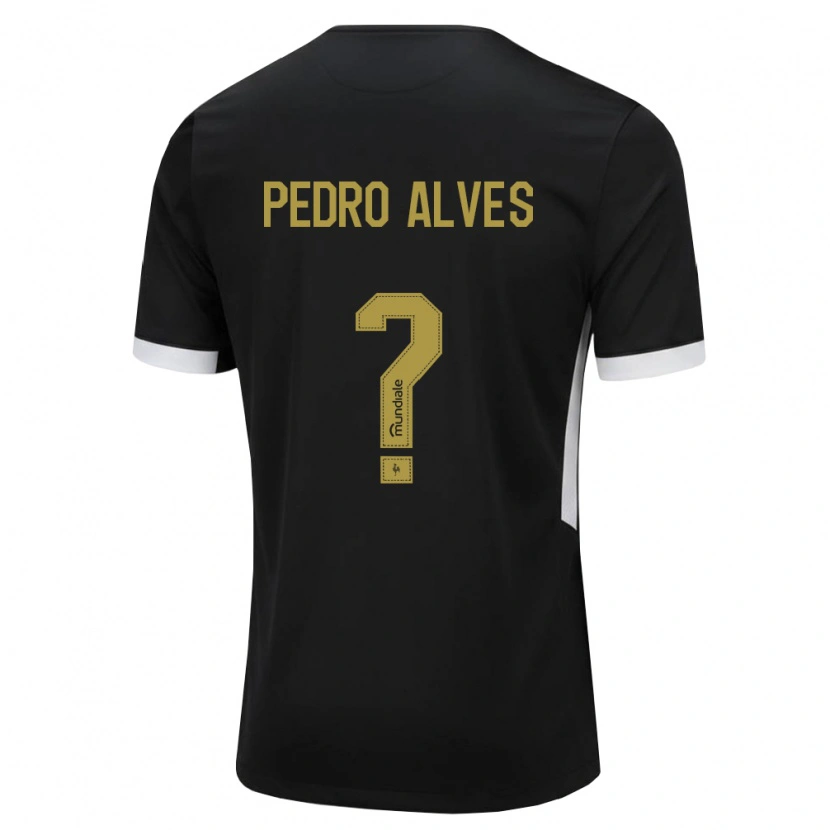 Danxen Damen Pedro Alves #0 Schwarz Weiß Gelb Heimtrikot Trikot 2026/27 T-Shirt