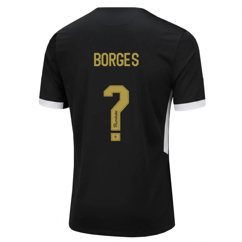 Danxen Damen Leo Borges #0 Schwarz Weiß Gelb Heimtrikot Trikot 2026/27 T-Shirt